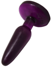 Фиолетовая анальная пробка HONEY DOLLS - 16 см. - 3
