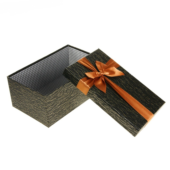 Подарочная коробка с бантом Шелк (21,5см х 33см х 15,6см) - 0