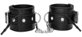 Черные наручники с электростимуляцией Electro Handcuffs - 0