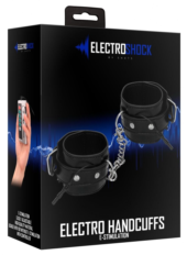Черные наручники с электростимуляцией Electro Handcuffs - 5