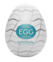 Мастурбатор-яйцо EGG Wavy II - 0