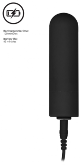 Черный анальный вибронабор USB-Rechargeable Anal Set - 2