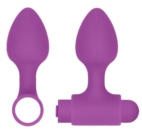 Фиолетовый анальный вибронабор USB-Rechargeable Anal Set - 6