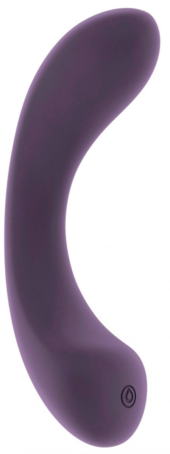 Фиолетовый гнущийся вибратор Olivia - 15,6 см. - 0