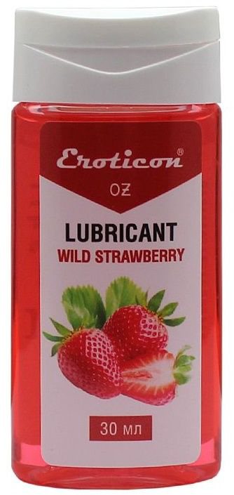 Интимная смазка Fruit Strawberry с ароматом земляники - 30 мл. - 0