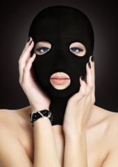 Черная маска Subversion Mask с прорезями для глаз и рта - 0