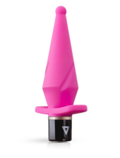 Розовый анальный вибратор LilPlug Vibrator - 13,5 см. - 0