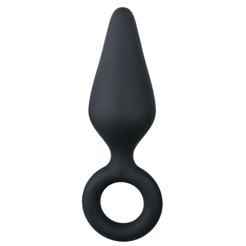 Черная анальная пробка Pointy Plug - 15,5 см. - 0