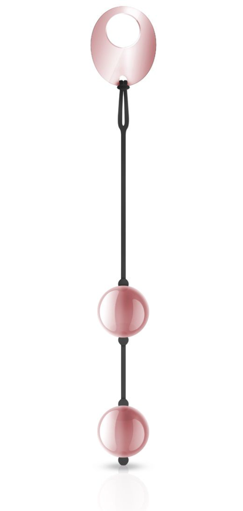Розовые вагинальные шарики Kegel Balls - 0