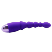 Фиолетовый анальный вибростимулятор Evil Teaser - 19,5 см. - 2