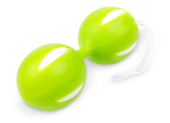 Зеленые вагинальные шарики с петелькой - 1