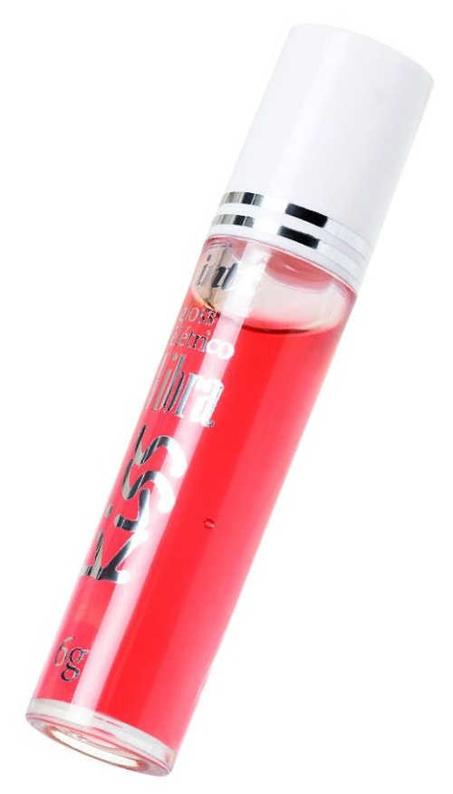 Блеск для губ Gloss Vibe Strawberry с эффектом вибрации и клубничным ароматом - 6 гр. - 0