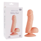 Телесный фаллоимитатор SEDUCER Ballsy Stud - 16,5 см. - 2