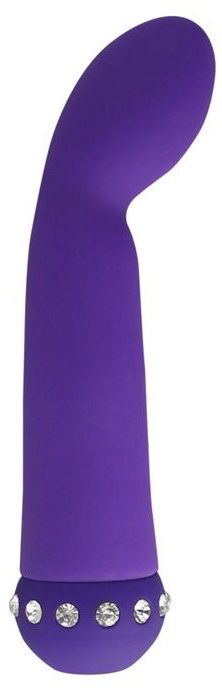 Фиолетовый вибратор BLISS G VIBE - 14,2 см. - 0