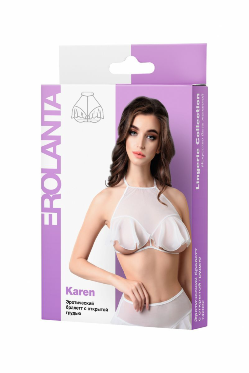 Эротический бралетт Karen с открытой грудью - 9