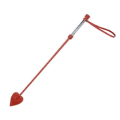 Красный стек с металлической рукоятью и наконечником-стрелой - 70 см. - 0