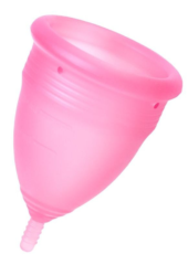 Розовая менструальная чаша - размер L - 0