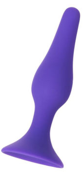 Фиолетовая анальная пробка - 11,3 см. - 0