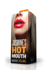 Телесный мастурбатор-ротик Jasmines Hot Mouth - 1