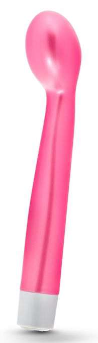 Розовый вибратор G Slim Rechargeable - 18 см. - 0