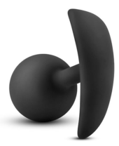 Черная анальная пробка Wearable Vibra Plug - 9,5 см. - 3