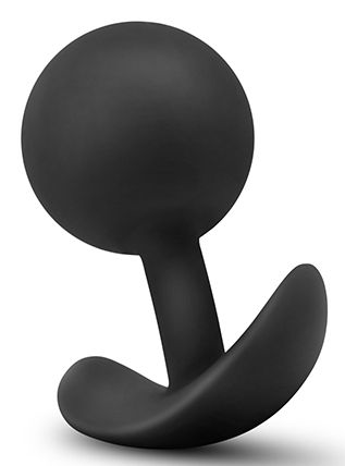 Черная анальная пробка Wearable Vibra Plug - 9,5 см. - 0