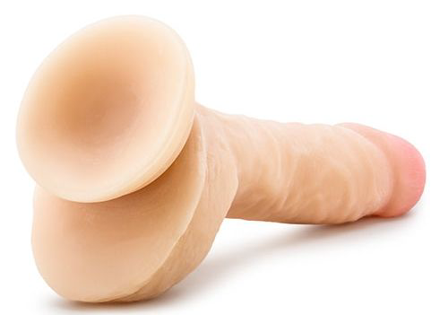 Телесный фаллоимитатор 9 Inch Sensa Feel Dildo - 22,8 см. - 2