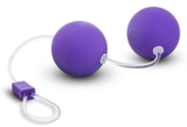 Фиолетовые вагинальные шарики Bonne Beads - 0
