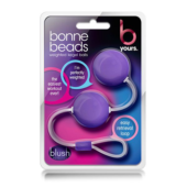 Фиолетовые вагинальные шарики Bonne Beads - 1