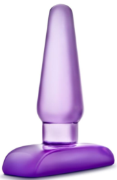 Фиолетовая анальная пробка Eclipse Pleaser Small - 10,8 см. - 0