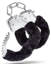 Черные игровые наручники Cuffs - 2