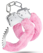Розовые игровые наручники Cuffs - 3