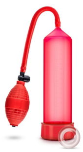 Красная вакуумная помпа VX101 Male Enhancement Pump - 0