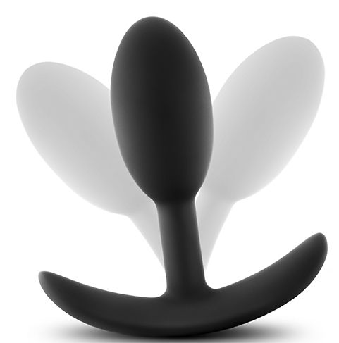 Черная анальная пробка Wearable Vibra Slim Plug Small - 8,9 см. - 2