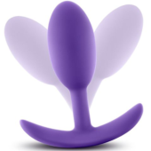 Фиолетовая анальная пробка Wearable Vibra Slim Plug Medium - 10,1 см. - 2