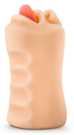 Телесный мастурбатор-ротик с язычком Oral Anne - 2