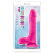 Розовый фаллоимитатор Bold Thrill 8.5 Inch Dildo - 21,6 см. - 1