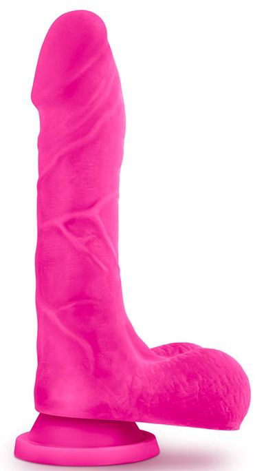 Розовый фаллоимитатор Bold Thrill 8.5 Inch Dildo - 21,6 см. - 0