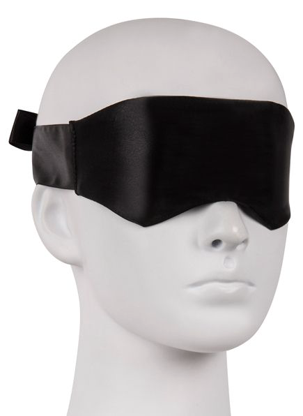 Черная маска без прорезей BLINDFOLD - 0