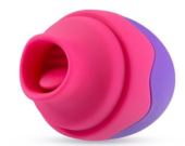 Фиолетовый вибростимулятор Flutter Tongue - 3