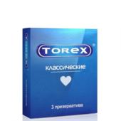 Гладкие презервативы Torex Классические - 3 шт. - 0