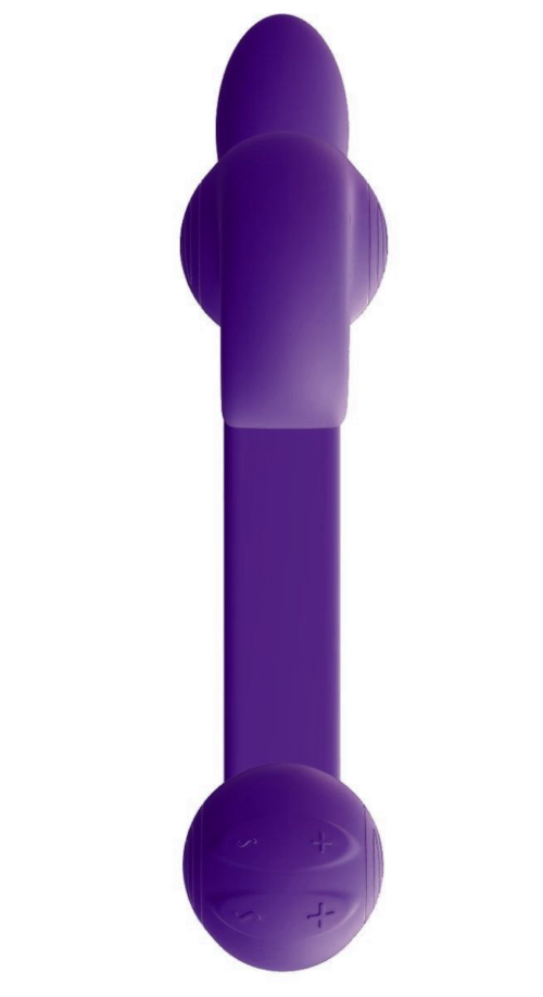 Уникальный фиолетовый вибромассажер-улитка для двойной стимуляции Snail Vibe - 2