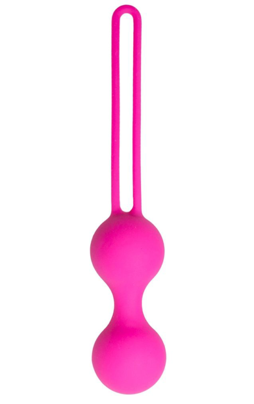 Розовые вагинальный шарики Kegel Balls - 0