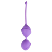 Фиолетовые вагинальные шарики Jiggle Mouse - 0