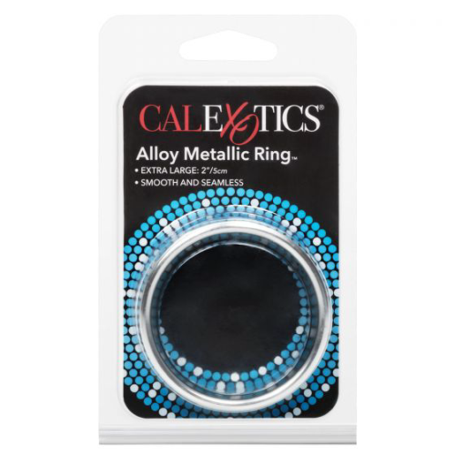 Широкое металлическое кольцо Alloy Metallic Ring Extra Large - 2