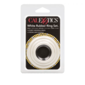 Набор из 3 белых эрекционных колец White Rubber Ring Set - 2