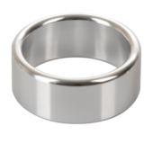 Серебристое эрекционное кольцо Alloy Metallic Ring Medium - 1