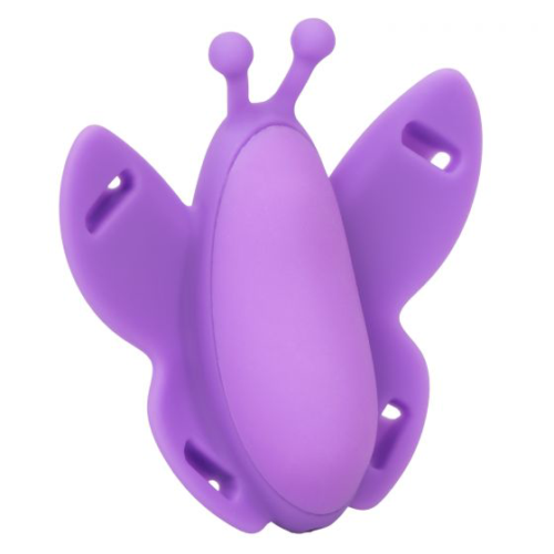 Фиолетовая вибробабочка на ремешках Silicone Remote Venus Butterfly - 1