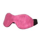 Розово-черная маска на резинке Tickle Me Pink Eye Mask - 0