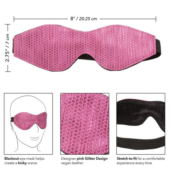 Розово-черная маска на резинке Tickle Me Pink Eye Mask - 2
